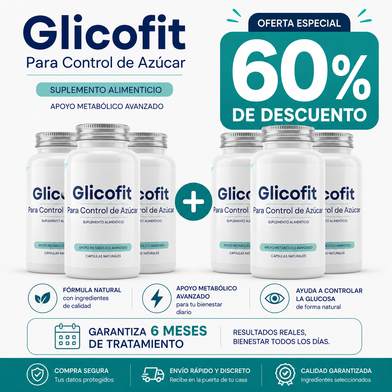 🔥 GLICO FIT Controla Tu Azúcar y Recupera Tu Energía